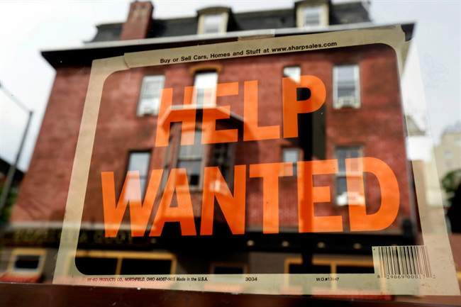 The labour market rode a surprisingly strong wave of new jobs last month as the country churned out 77,000 full-time positions, Statistics Canada said Friday.