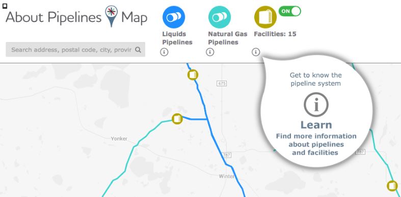“We recognized the need to develop a user friendly tool that people can use to see exactly where transmission pipeline infrastructure is located,” said CEPA President and CEO Brenda Kenny in a news release. “It’s a great resource for people to get better informed about this critical infrastructure that impacts all of our lives.”