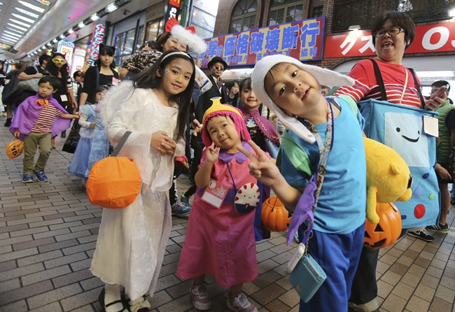 Halloween costumes.
