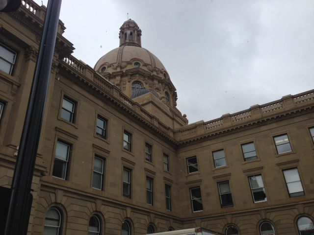 The Alberta legislature.