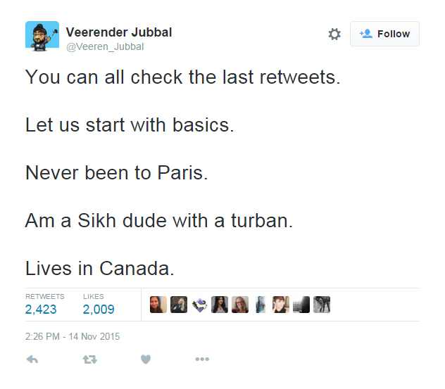 Canadian speaks out after fake photo shows him wearing explosive vest, holding Quran - image