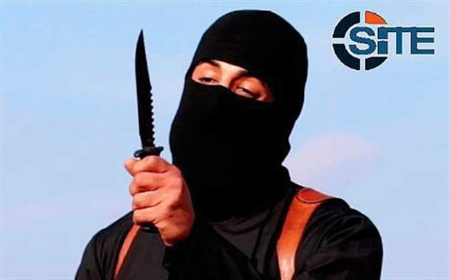 Seen in this ISIS video, Mohammed Emwazi, known as Jihadi John, was a childhood friend of Jama’s late husband, Mohamed Sakr.