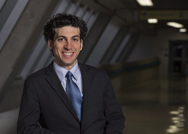 Dr. Jordan Feld of the Toronto Western Hospital is shown in an undated, handout photo. 