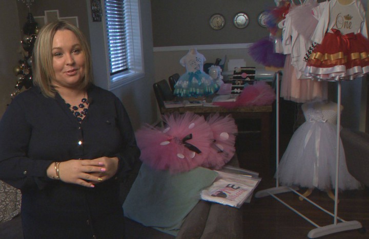 Melissa Chenier makes handmade clothing and accessories for children.