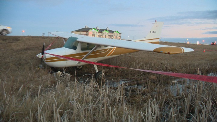 Daniel Cotton managed to avoid the highway, power lines and nearby buildings after the engine of his Cessna cut out late Friday afternoon.