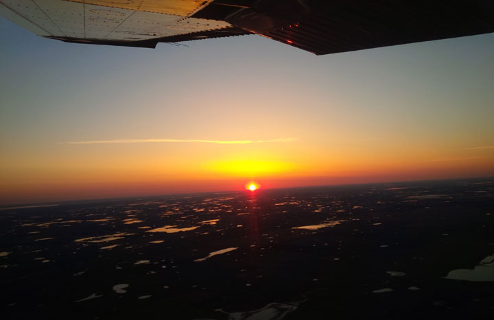 November 23: This Your Saskatchewan photo was taken by the Saskatoon police’s air support unit over Swift Current where they were helping the RCMP with a search.