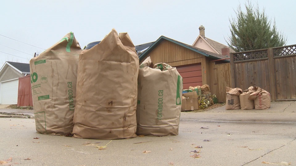 Winnipeg's curbside yard waste collection is almost over for the season.
