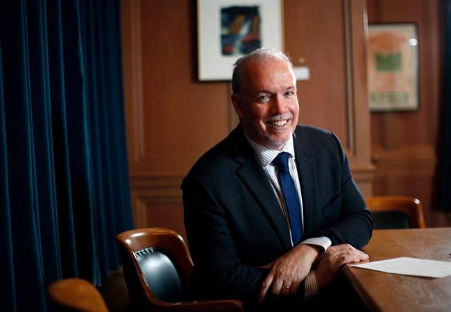 FILE PHOTO: B.C. NDP leader John Horgan promises to increase public transportation funding if elected.