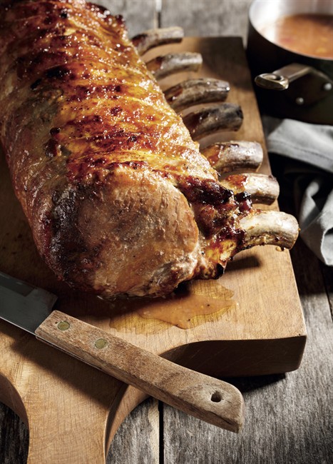 For an alternative to turkey, Roasted Pork Loin With Orange Sauce will make an elegant centrepiece for your festive meal.