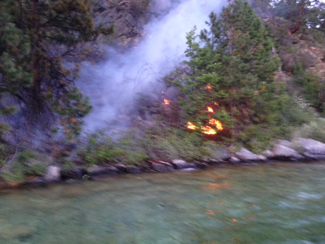 Crown Counsel is no longer pursuing an arson charge from an incident in Kalamalka Lake Provincial Park last summer.
