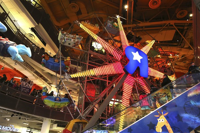 The Ferris Wheel at the Toys R Us store in New York's Times Square. The flagship store closed at the end of 2015.