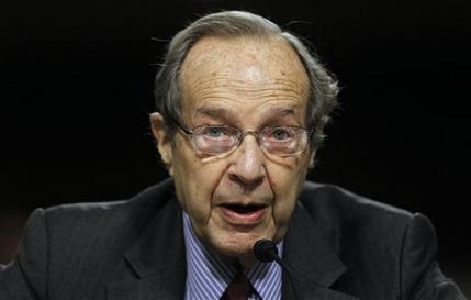 FILE - In this Aug. 2010 file photo, former Defense Secretary William Perry testifies on Capitol Hill in Washington. The 88-year-old former defense secretary is troubled by the risks of catastrophe from the very weapons he helped develop decades ago. Atop his worry list: a nuclear terror attack in a major U.S. city or a shooting war with Russia that, through miscalculation, turns nuclear. A terrorist attack using a nuclear bomb or improvised nuclear device could happen any time now  next year or the year after, he said in an interview with reporters earlier this month.(AP Photo/Alex Brandon, File).