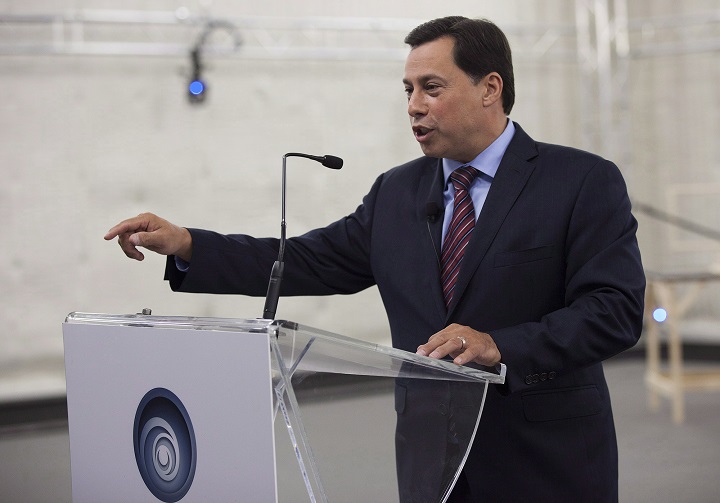 Ontario Minister of Economic Development and Innovation Brad Duguid speaks during a press conference in Toronto on Thursday, September 13, 2012.