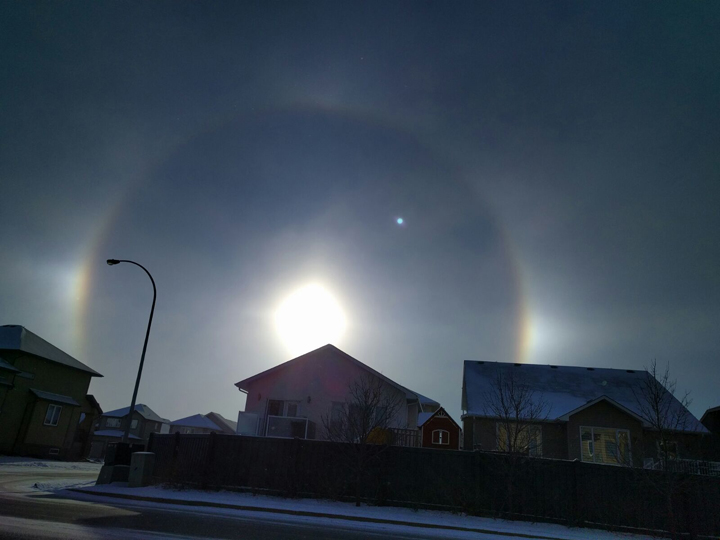 Jan. 27: This Your Saskatchewan photo of a sundog was taken by Tim Gee in Regina.