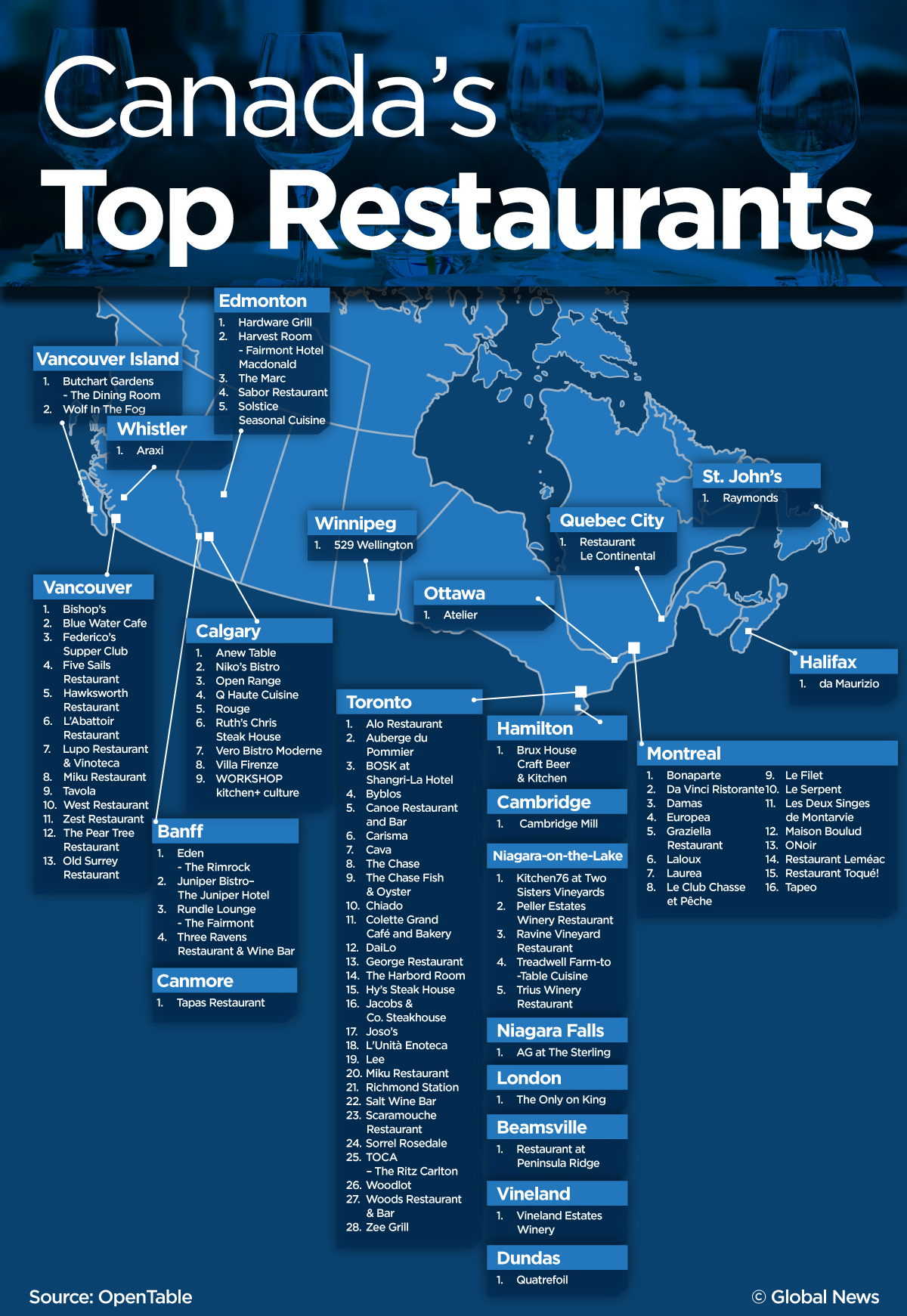 Canada’s 100 best restaurants, according to OpenTable - image