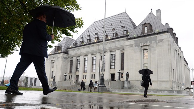 The Supreme Court of Canada building is pictured, in Ottawa.