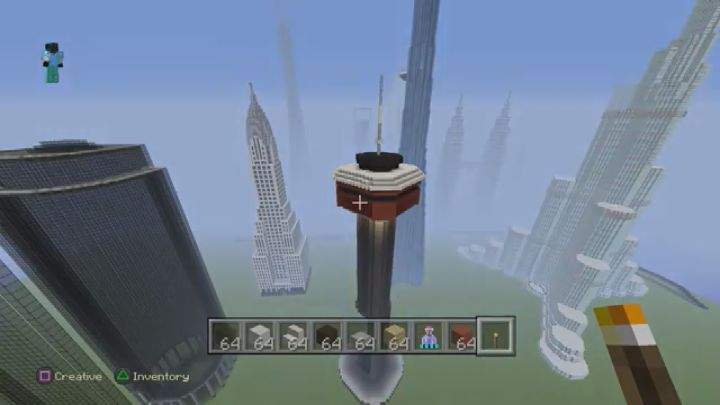 How to build the Calgary Tower in Minecraft - image