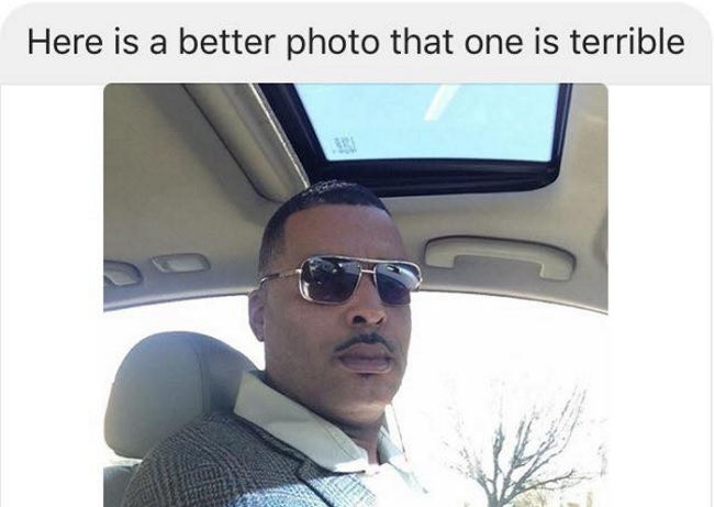 A wanted man sent a 'better photo' to police for use in his pursuit.