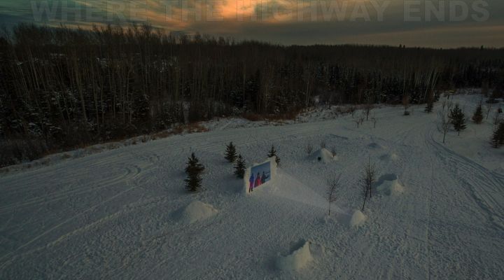 Graham Whatmough's outdoor theatre in Fort McMurray.