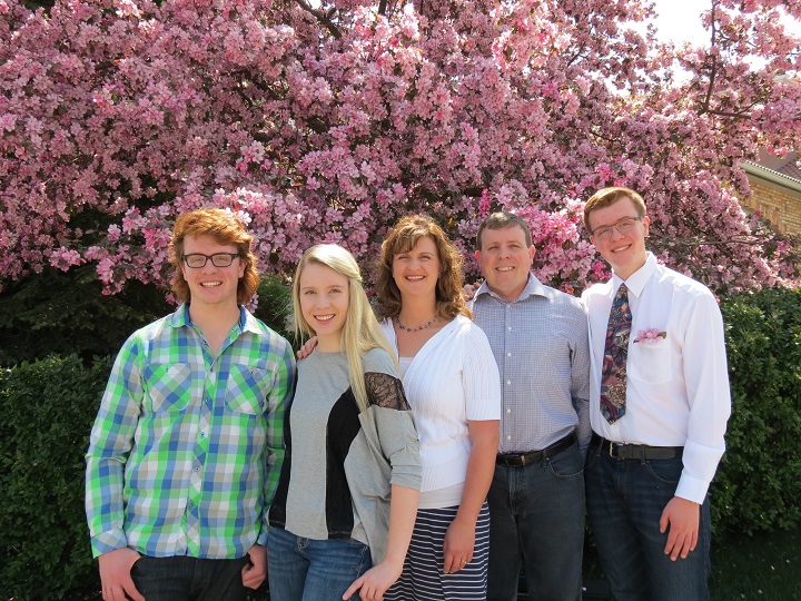 Caldwell family photo.