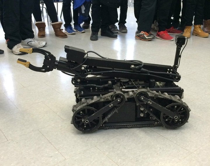 From bomb squad to high school: Police robot takes on new life in Brampton - image