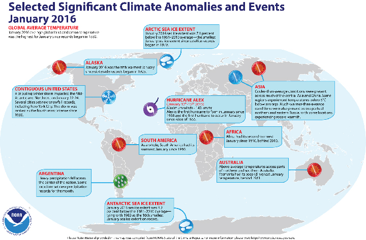 Earth experienced its warmest January on record - image