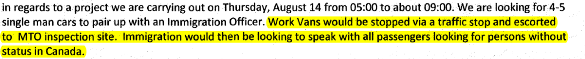 Memos suggest border agency broke rules in ‘vehicle safety blitz’ that deported 13 - image