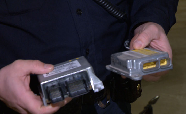 Airbag control module.