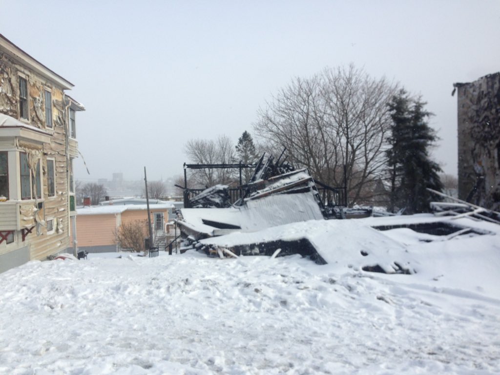 Overnight fire displaces 13 residents in downtown Saint John - image