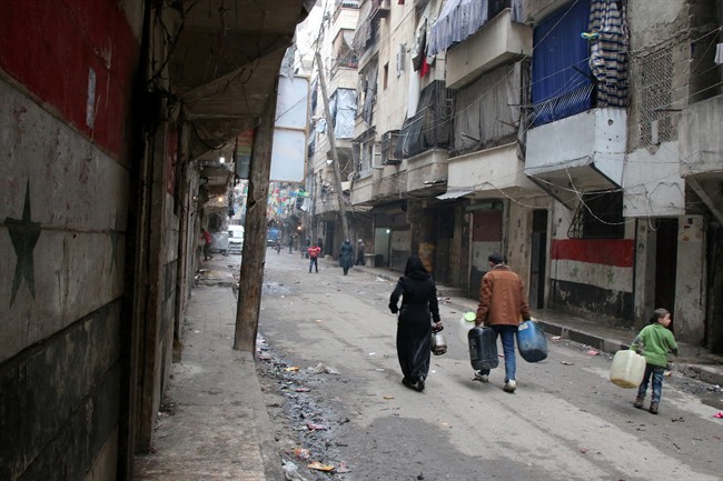 The latest airstrikes on the war-torn Syrian city of Aleppo hit a market and hospital, killing at lest 18.