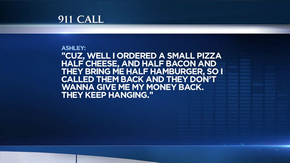 Woman calls 911 after pizza shop gets order wrong; wants police to get involved - image