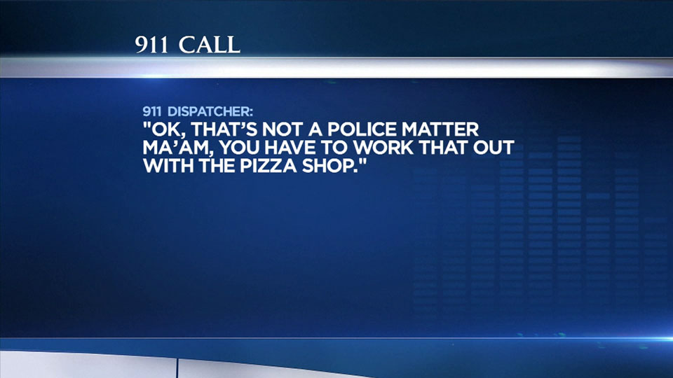 Woman calls 911 after pizza shop gets order wrong; wants police to get involved - image