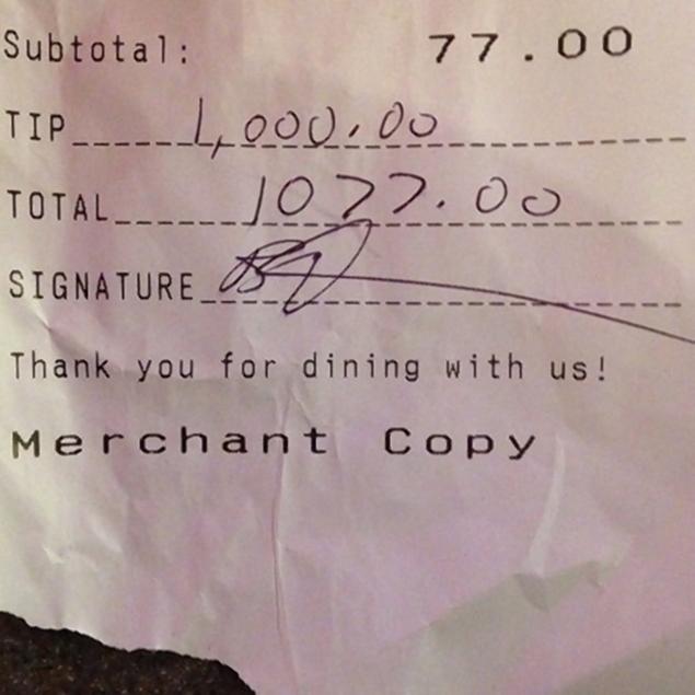 Amy Schumer leaves $1,000 tip on $77 bill at New York theatre - image