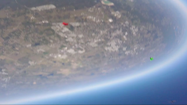 Caught on camera: skydivers collide mid-air, one left paralyzed - image