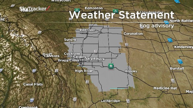 Calgary weather: fog advisory issued amid poor visibility - image