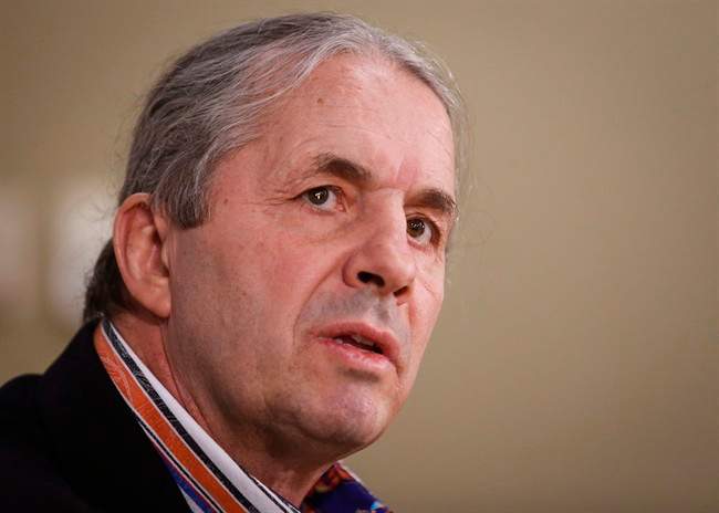 Former professional wrestler Bret 'the hitman' Hart is vocal spokesperson for people going through stroke recovery through March of Dimes.
