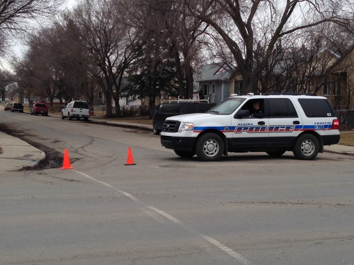 Regina Police's SWAT team is currently at a house in North Central Regina where a man has barricaded himself in the home.