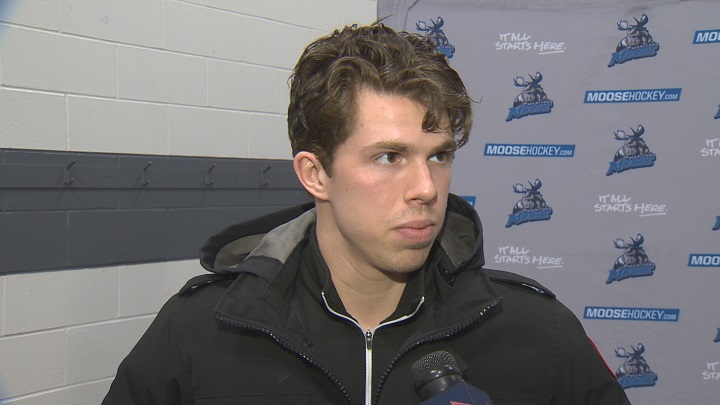 Manitoba Moose forward Scott Kosmachuk discusses his stint with the Winnipeg Jets.
