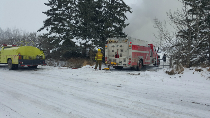 RCMP found one person dead after a fire at a residence north of Shellbrook. 