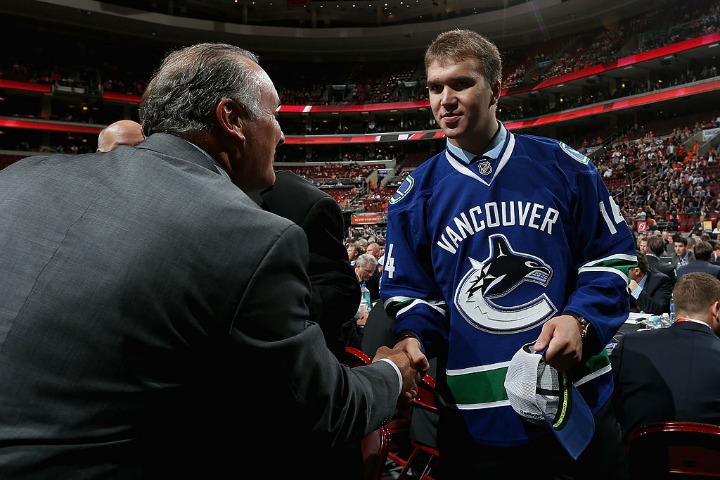The Canucks have signed Russian defenceman  Nikita Tryamkin.