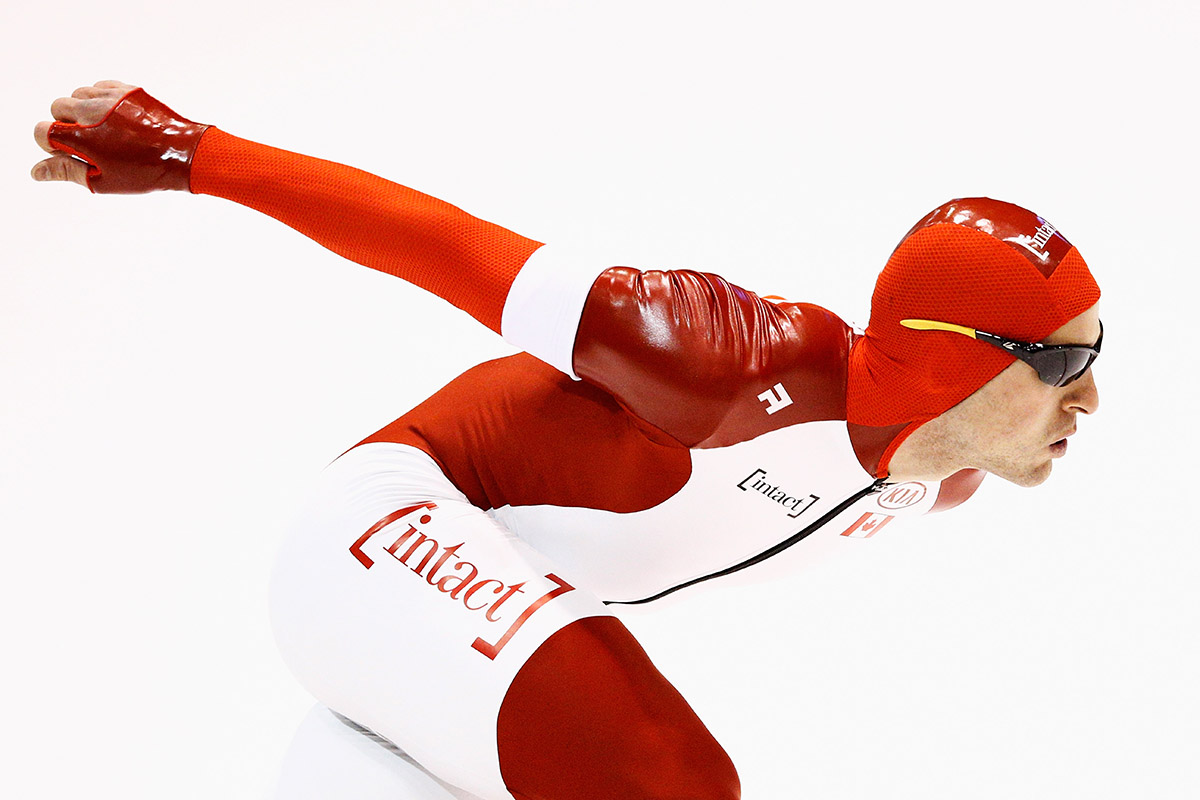 Denny Morrison of Canada competes in the Mens 1500m race during day 2 of the ISU World Single Distances Speed Skating Championships held at Thialf Ice Arena on February 13, 2015 in Heerenveen, Netherlands. 