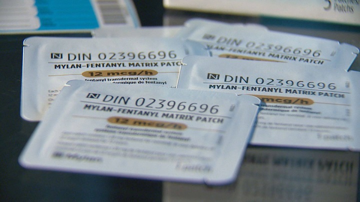 Fentanyl packages.
