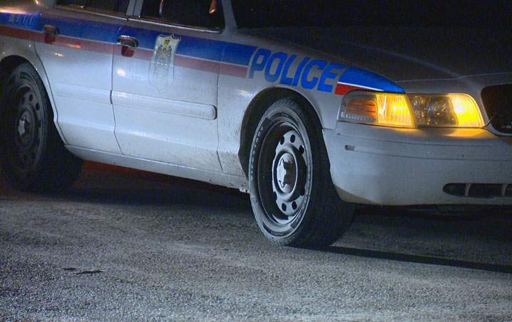 Saskatoon police say charges are pending after a car crashed into a school early Sunday morning.