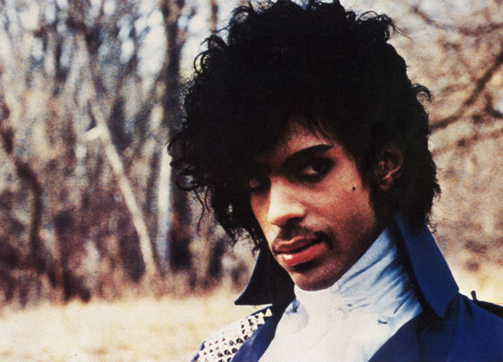 Prince in a promotional photo for his 1984 film “Purple Rain.”