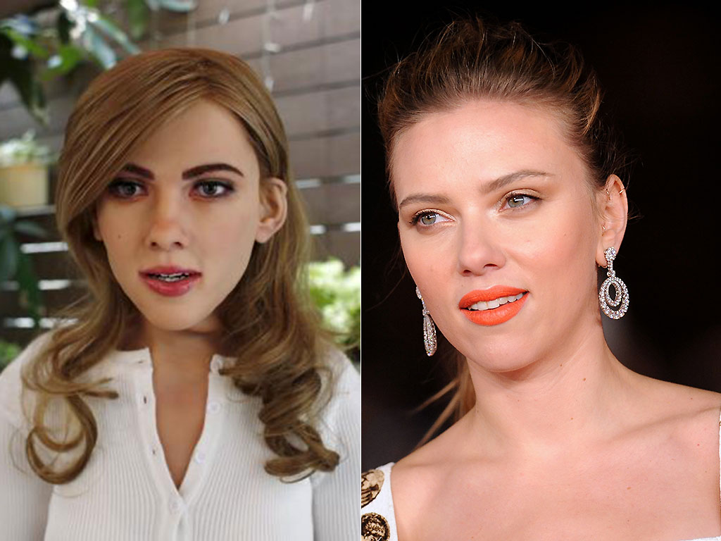 Scarlett Johansson robot