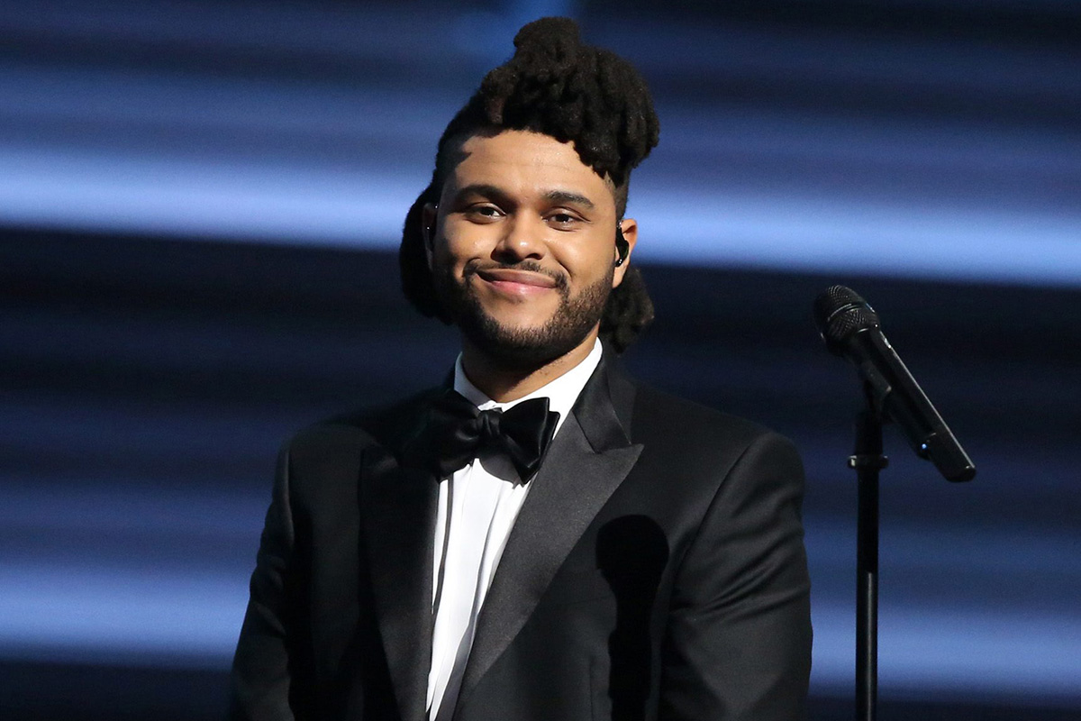  The Weeknd appears at the 58th annual Grammy Awards in Los Angeles. 