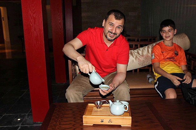 Canadian Salim Alaradi and his son, Mohamed Alaradi are shown on a family vacation in the United Arab Emirates in a 2013 family handout photo. A verdict is expected this week for Alaradi, a Canadian held in detention for nearly two years.