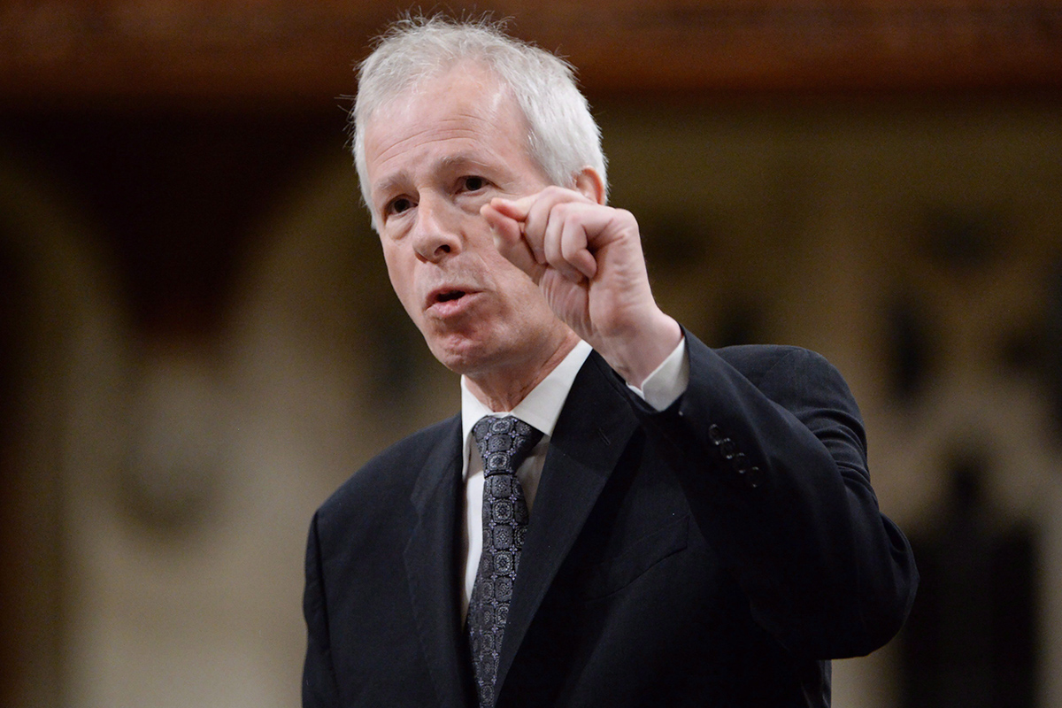 Foreign Affairs Minister Stephane Dion answers a question during question period in the House of Commons in Ottawa, Friday, April 22, 2016.