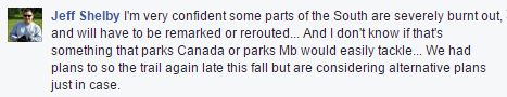 Manitoba wildfire closes down popular hiking trail - image
