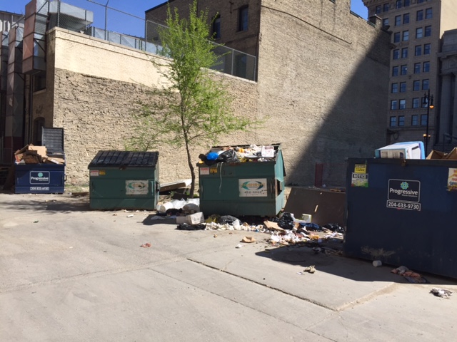 Overflowing garbage bins are causing frustration for some business owners in the Exchange District.”It’s embarrassing,” said Mayberry. “The by-laws are there, you just have to enforce them.”